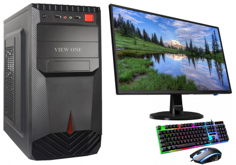 Core i3 PC, 8GB Ram, 128 SSD / 500HDD With 19" Monitor