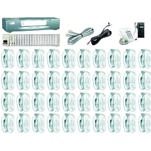 IKE PABX 40-Line 40 Telephone Set Full Package