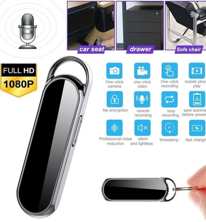 D8 Video Camera And Voice Recorder Keyring