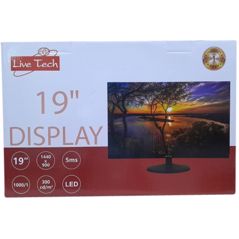 Live Tech 19" HD LED Monitor